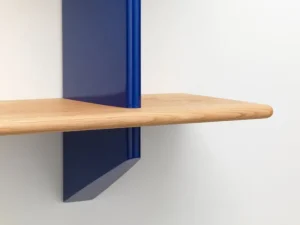 Vitra Regale-Rayonnage Mural Regal, Prouvé Bleu Marcoule - Eiche