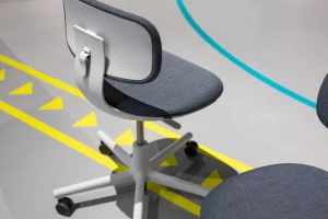 Vitra Bürostühle | Sitzgelegenheiten^Rookie Bürostuhl, blaugrau meliert - hellgrau