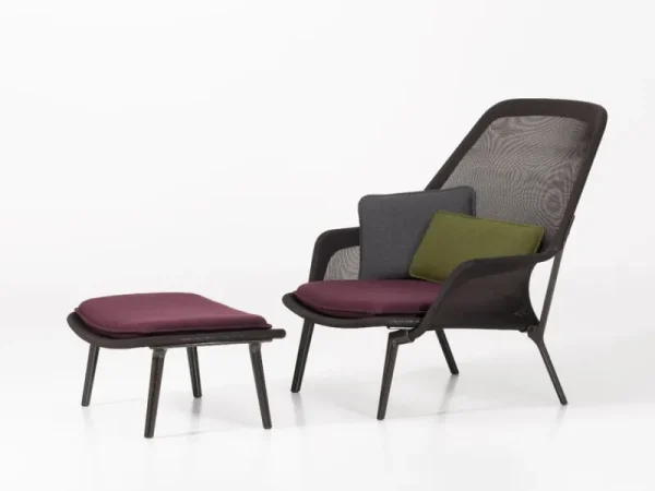 &Tradition Sitzgelegenheiten-Vitra Stuhl Slow, braun – Schokolade
