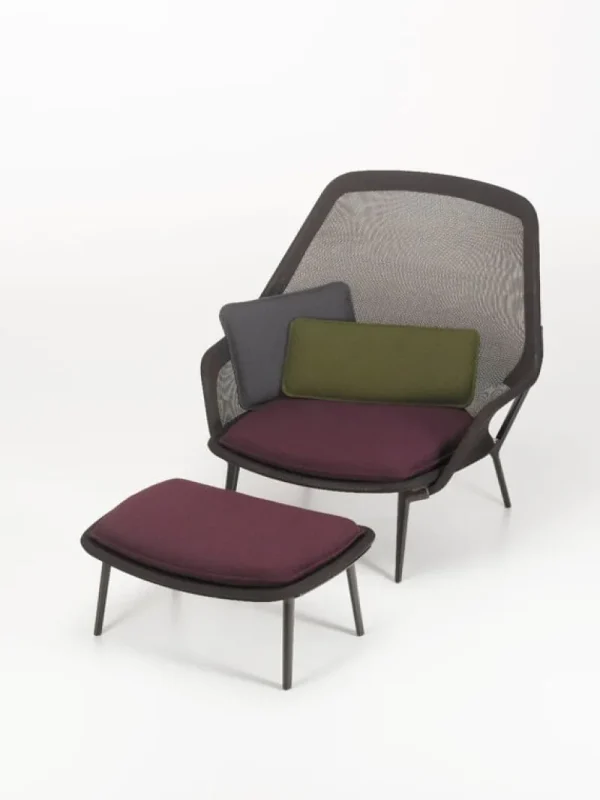 &Tradition Sitzgelegenheiten-Vitra Stuhl Slow, braun – Schokolade