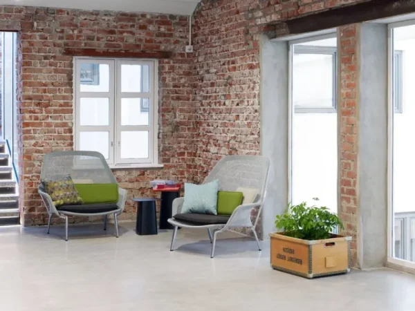 Artek Sitzgelegenheiten-Vitra Stuhl Slow, braun/creme – Schokolade