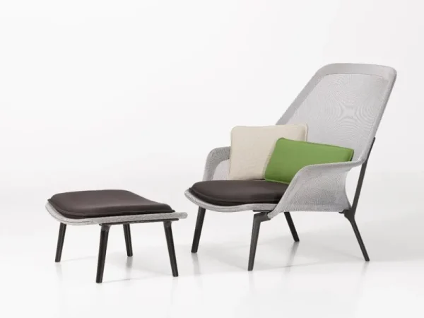 Artek Sitzgelegenheiten-Vitra Stuhl Slow, braun/creme – Schokolade