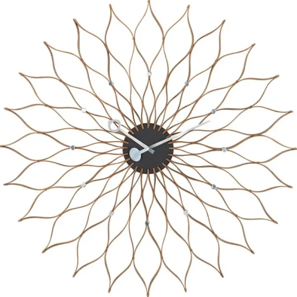 Arne Jacobsen Uhren-Vitra Sunflower Uhr, Birke