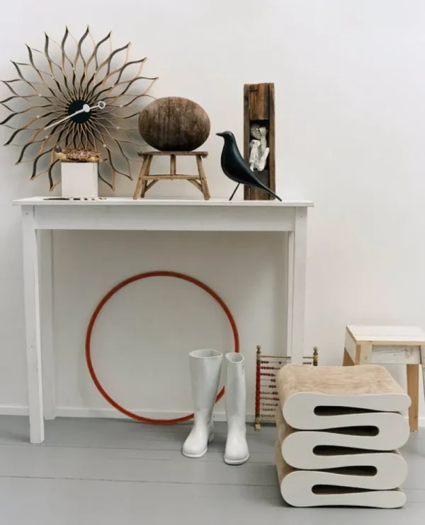 Arne Jacobsen Uhren-Vitra Sunflower Uhr, Birke