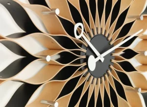 Arne Jacobsen Uhren-Vitra Sunflower Uhr, Birke