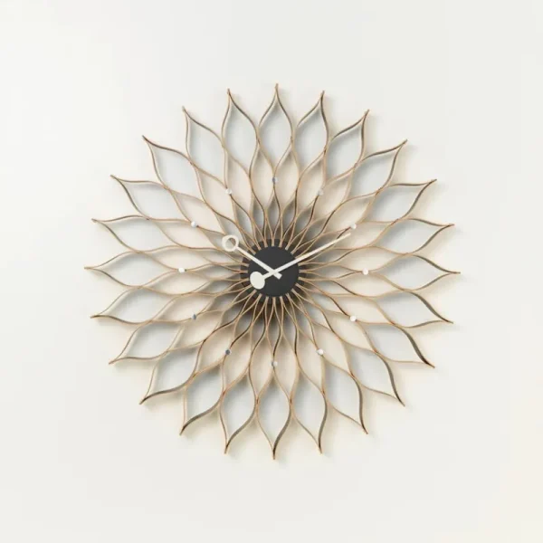 Arne Jacobsen Uhren-Vitra Sunflower Uhr, Birke