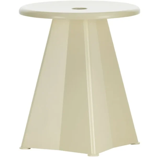 Vitra Tische | Sitzgelegenheiten-Tabouret Métallique Hocker, Prouvé Blanc Colombe