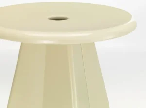 Vitra Tische | Sitzgelegenheiten-Tabouret Métallique Hocker, Prouvé Blanc Colombe