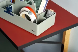 Kinder Vitra Kinderzimmereinrichtung | Aufbewahrungsbehälter^Toolbox RE, Moosgrau