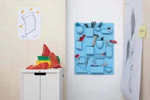Kinder Vitra Kinderzimmereinrichtung | Aufbewahrungsbehälter^Uten.Silo RE II, Horizon Blue