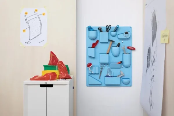 Kinder Vitra Kinderzimmereinrichtung | Aufbewahrungsbehälter^Uten.Silo RE II, Horizon Blue