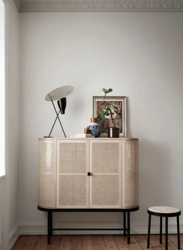 Hem Sitzgelegenheiten-Warm Nordic Be My Guest Barhocker, Sitzfläche – Wiener Geflecht