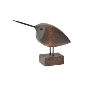 Klong Dekorationsgegenstände-Warm Nordic Beak Bird, Awake Snipe, Eiche geräuchert