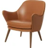 Warm Nordic Sitzgelegenheiten-Dwell Sessel, Leder Cognac
