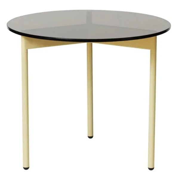New Works Tische-Warm Nordic From Above Beistelltisch, 52 cm, braun – gelb