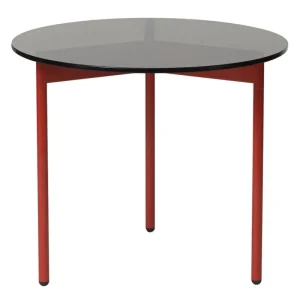 Woud Tische-Warm Nordic From Above Beistelltisch, 52 cm, braun – rot