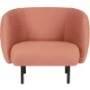 Vitra Sitzgelegenheiten-Warm Nordic Loungesessel Cape, Blush