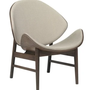 TON Sitzgelegenheiten-Warm Nordic Loungesessel The Orange, Räuchereiche – grau