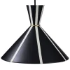 HAY Deckenleuchten-Warm Nordic Pendelleuchte Bloom, schwarz – warmweiß