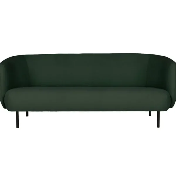 HAY Sofas Und Liegen-Warm Nordic Sofa Cape, 3-Sitzer, waldgrün