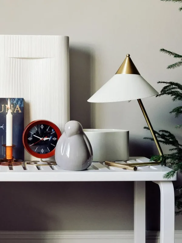 Warm Nordic Tischlampen-Tischleuchte Brass Top, warmweiß