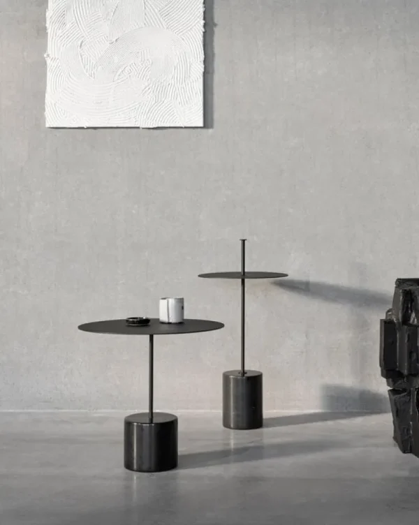 Artek Tische-Wendelbo Calibre Beistelltisch, niedrig, Schwarz - Nero-Marquina-Marmor
