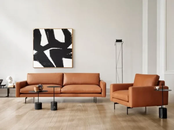 Artek Tische-Wendelbo Calibre Beistelltisch, niedrig, Schwarz - Nero-Marquina-Marmor