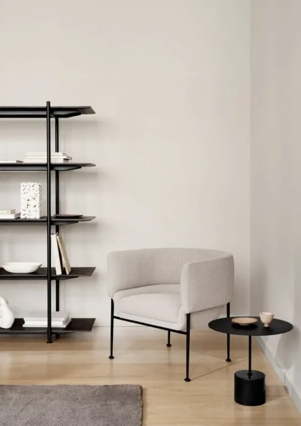 Artek Tische-Wendelbo Calibre Beistelltisch, niedrig, Schwarz - Nero-Marquina-Marmor