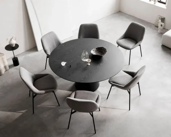 Sibast Tische-Wendelbo Coin Esstisch, 150 cm, Schwarz - Eiche schwarz