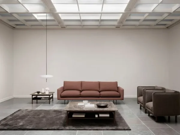 Sibast Tische-Wendelbo Collect Couchtisch, klein, quadratisch, Dunkelbraun - Marmor