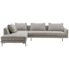 HAY Sofas Und Liegen-Wendelbo Edge V2 Sofa, Module 12–34, Schwarz - Soft 2, Hellgrau