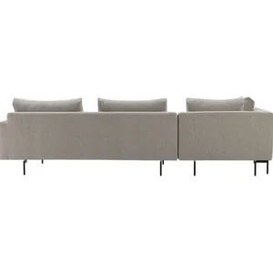 HAY Sofas Und Liegen-Wendelbo Edge V2 Sofa, Module 12–34, Schwarz - Soft 2, Hellgrau