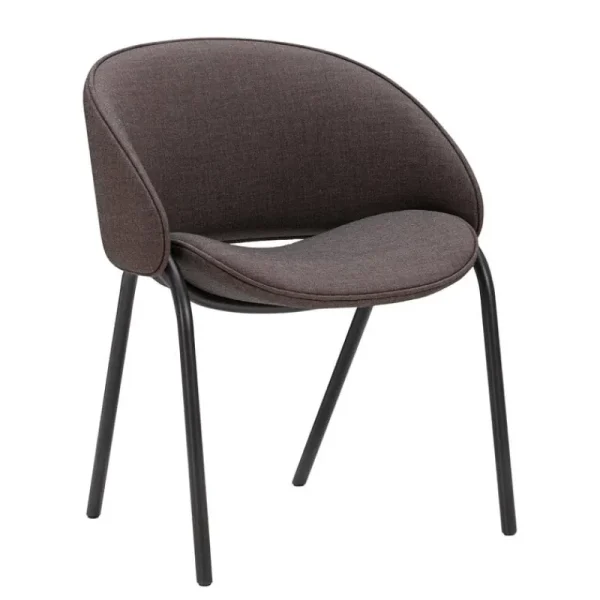 Artek Sitzgelegenheiten-Wendelbo Folium Esstischstuhl, Braun - Remix 3 356, Dunkelbraun