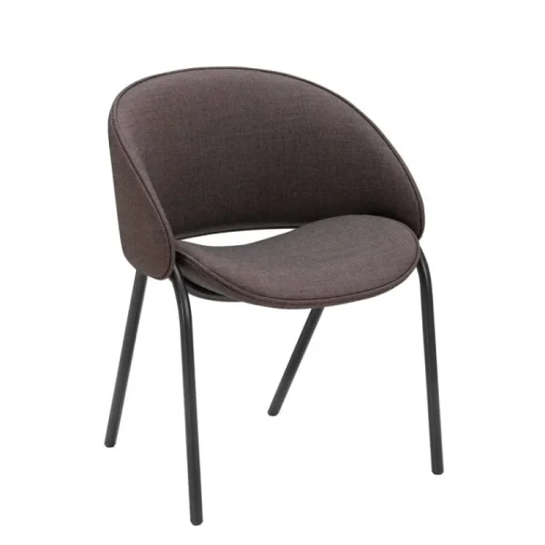 Artek Sitzgelegenheiten-Wendelbo Folium Esstischstuhl, Braun - Remix 3 356, Dunkelbraun