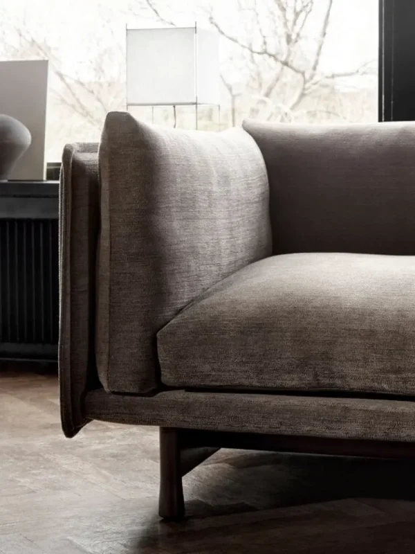 Audo Copenhagen Sofas Und Liegen-Wendelbo Kite 3-Sitzer-Sofa, Eiche schwarz gebeizt - Roco 08