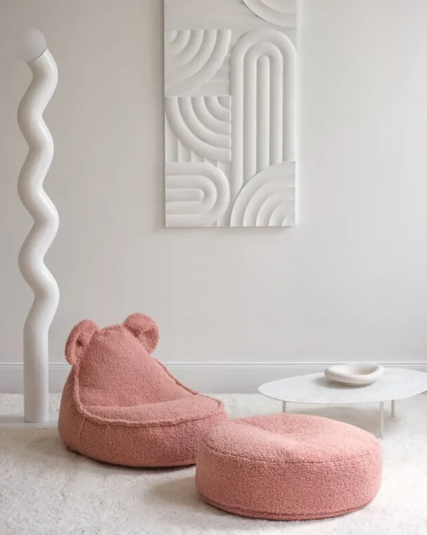 Kinder Wigiwama Möbel Für Das Kinderzimmer | Sitzgelegenheiten^Bear Sitzsack, guave-pink