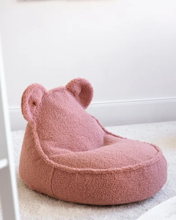 Kinder Wigiwama Möbel Für Das Kinderzimmer | Sitzgelegenheiten^Bear Sitzsack, guave-pink