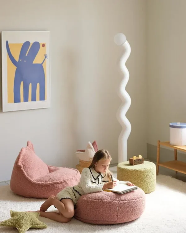 Kinder Wigiwama Möbel Für Das Kinderzimmer | Sitzgelegenheiten^Bear Sitzsack, guave-pink