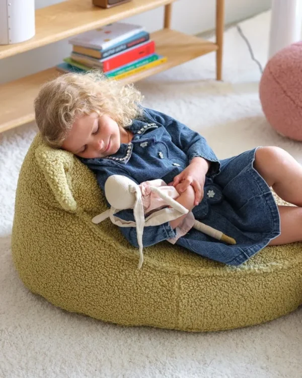 Kinder Wigiwama Möbel Für Das Kinderzimmer | Sitzgelegenheiten^Bear Sitzsack, Matcha
