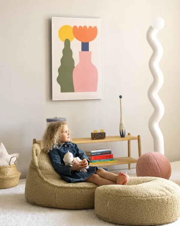 Kinder Wigiwama Möbel Für Das Kinderzimmer | Sitzgelegenheiten^Bear Sitzsack, Matcha