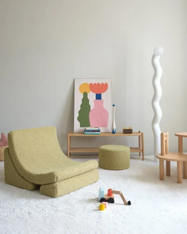 Kinder Wigiwama Möbel Für Das Kinderzimmer^Moon Sessel, Matcha