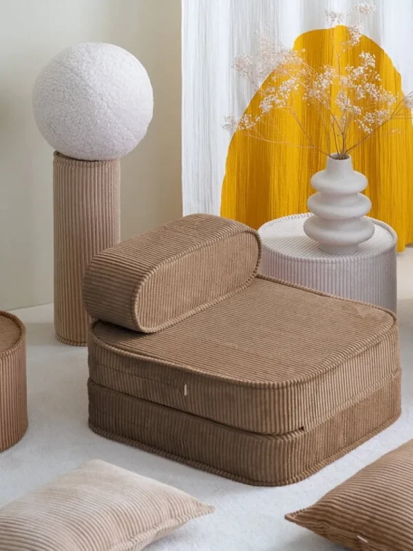 Kinder Wigiwama Möbel Für Das Kinderzimmer | Sitzgelegenheiten^Pouf-Set, Pink Mousse