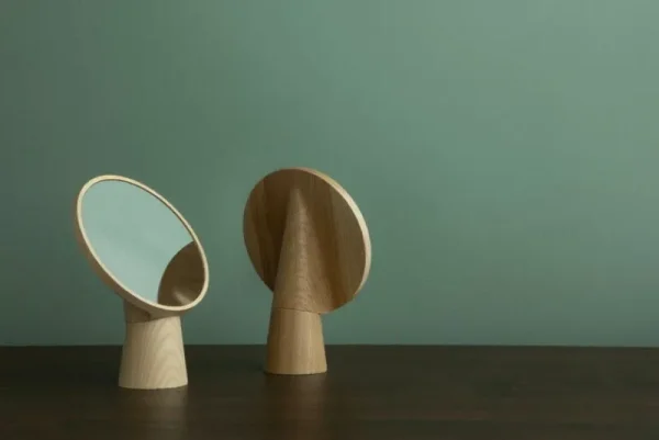 Normann Copenhagen Spiegel-Wooden Kuvastin Spiegel, Eiche