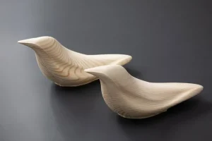 Kay Bojesen Denmark Dekorationsgegenstände-Wooden Offcuts Blackbird