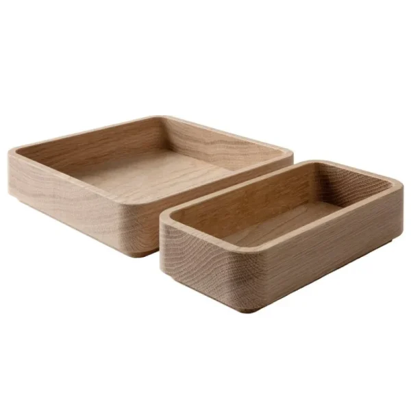 Wooden Aufbewahrungsbehälter | Badezimmeraccessoires^Offcuts Boxette Kistenset, Eiche geölt