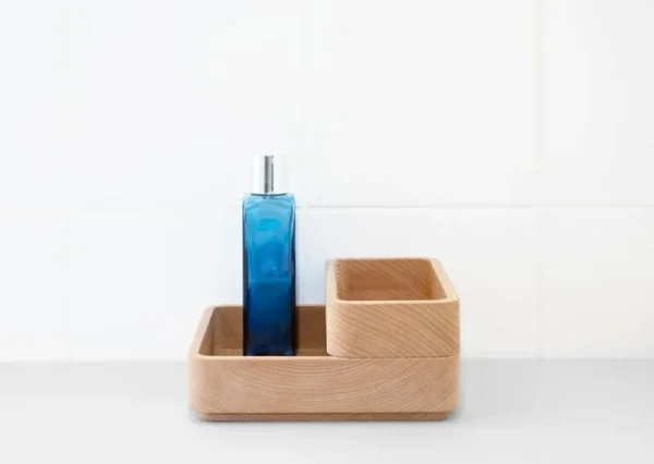 Wooden Aufbewahrungsbehälter | Badezimmeraccessoires^Offcuts Boxette Kistenset, Buche geölt