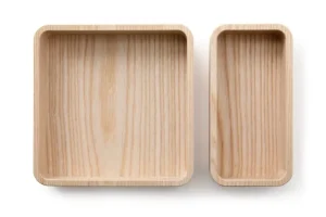Wooden Aufbewahrungsbehälter | Badezimmeraccessoires^Offcuts Boxette Kistenset, Esche geölt