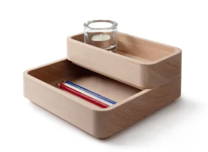 Wooden Aufbewahrungsbehälter | Badezimmeraccessoires^Offcuts Boxette Kistenset, Buche geölt