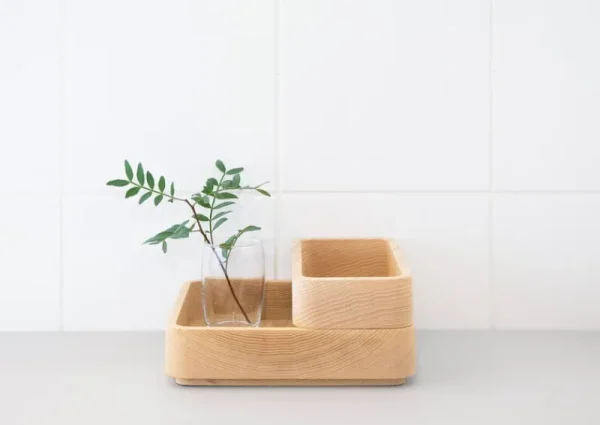 Wooden Aufbewahrungsbehälter | Badezimmeraccessoires^Offcuts Boxette Kistenset, Esche geölt