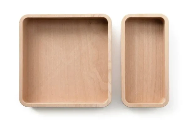 Wooden Aufbewahrungsbehälter | Badezimmeraccessoires^Offcuts Boxette Kistenset, Buche geölt